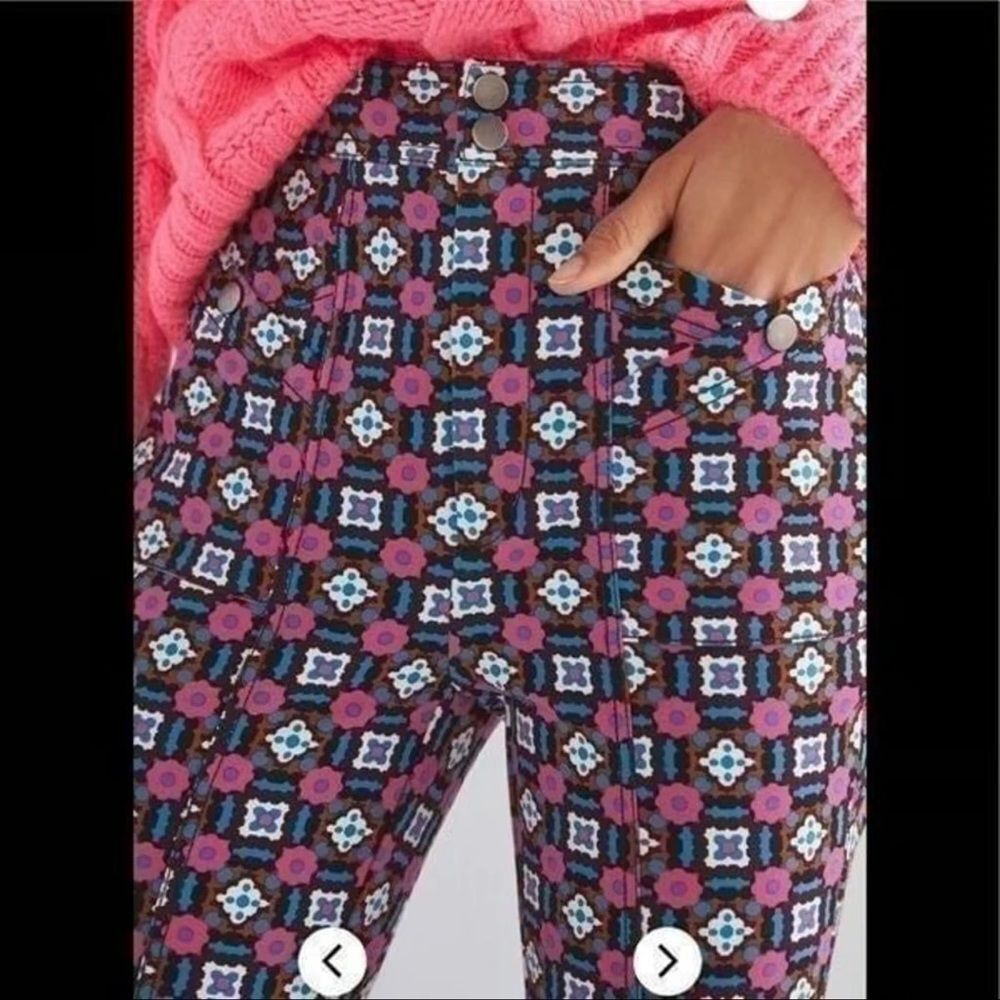 Mauve by Anthropology Print Women's Pants - Picture 5 of 7
